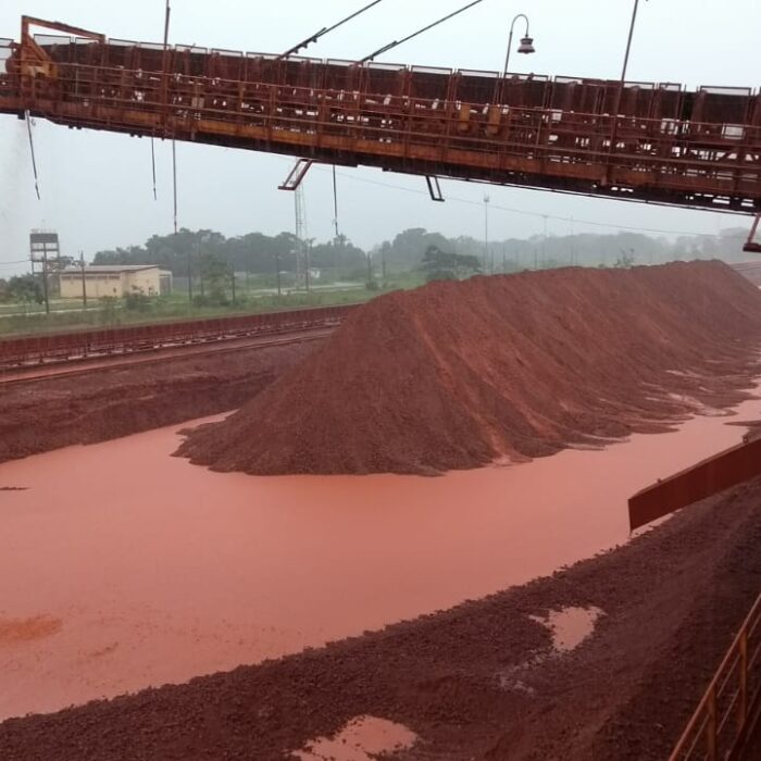 Bauxite before